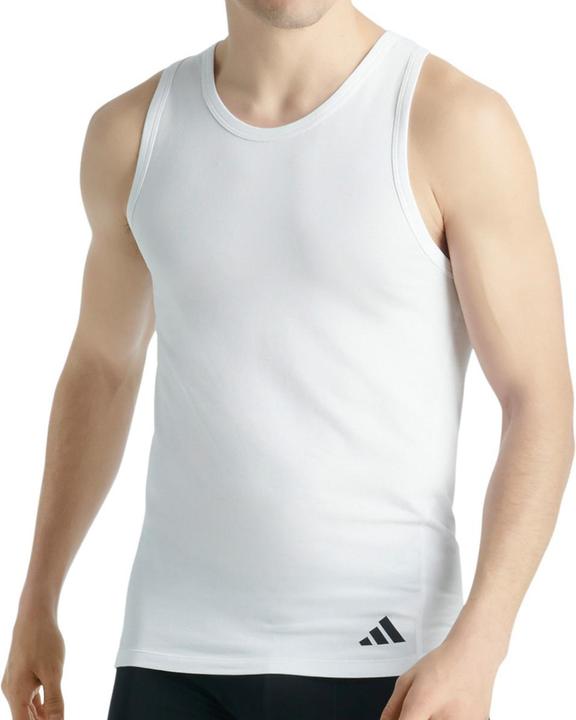 Produktbild adidas 4er Pack Active Flex Cotton Ergonomic Unterhemd / Tanktop (S)