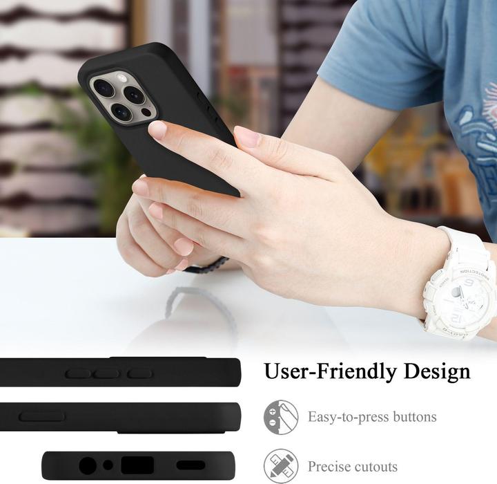 Produktbild Cadorabo Hülle für iPhone 16 PRO MAX TPU im Liquid Schutz Design (Apple iPhone 16 Pro Max)