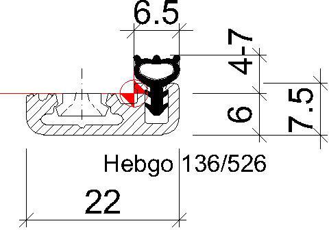 Image du produit Hebgo Profilés de maintien 136