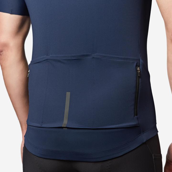Produktbild Van rysel Rennrad Fahrradtrikot Sommer kurzarm Herren Slimfit Endurance 2 dunkelblau (L)
