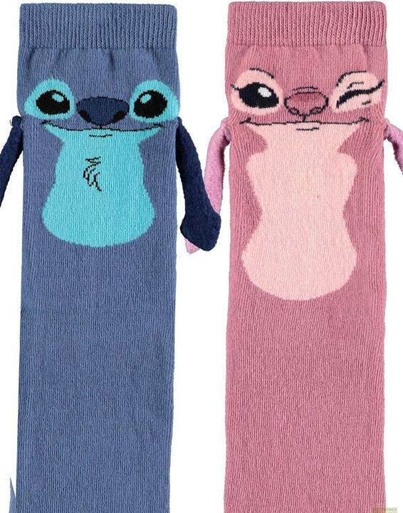 Image du produit Difuzed Lily & Stitch - Let's Hold Hands Novelty Chaussettes (1 paquet) - 39/42 (Une unité par pack, 39, 42)