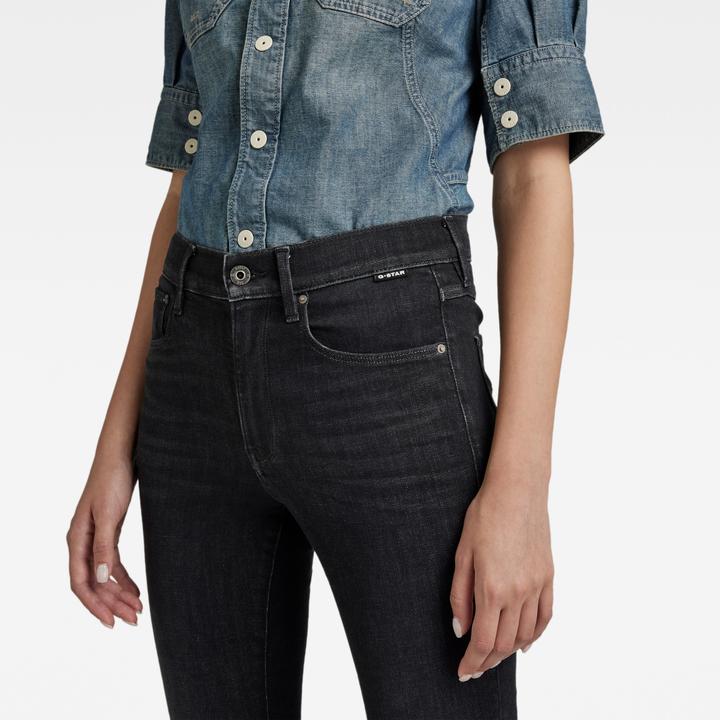 Actual product image G-Star 3301 High Skinny Jeans Superstretch worn in coal (W29/L32)