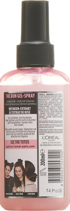 Actual product image L'Oréal Paris Stylista The Bun Gel Spray (200 ml)