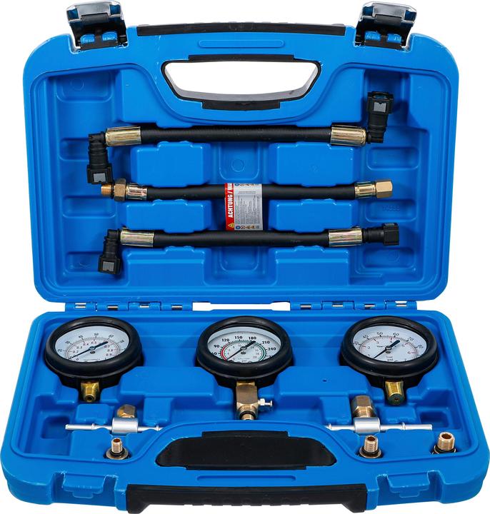 Image du produit BGS Kit de test de pression de carburant et de compression | pour motos | 11 pcs.