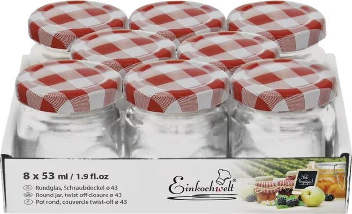 Actual product image Einkochwelt Preserve jars (8 pcs., 0.05 l)