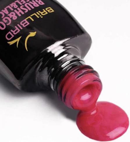 Immagine prodotto BrillBird Brush & go Gel&lac GoGL 18 - 8ml (Smalto per unghie effetto gel)