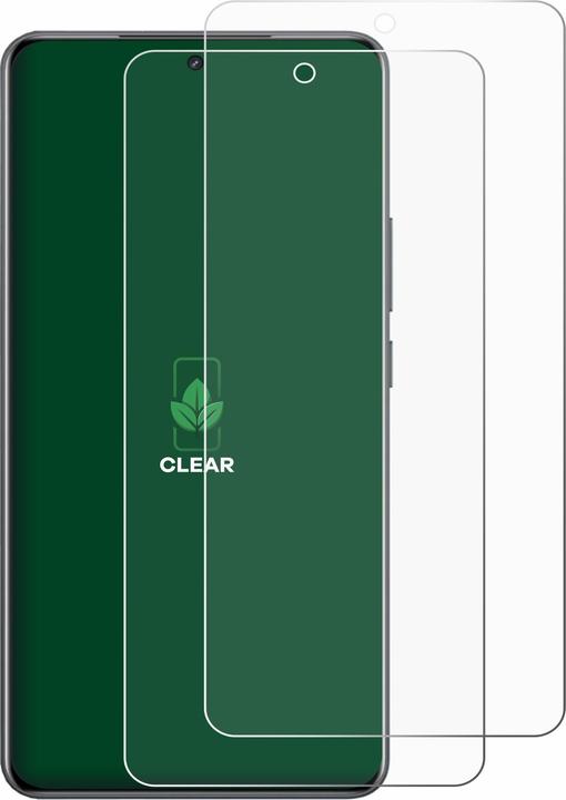 Produktbild ScreenLeaf Schutzfolie nachhaltiger Displayschutz Display Schutz Folie Klar Transparent (2 Stück, Oppo Neo 7)