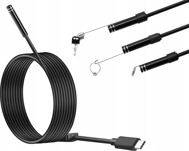 Produktbild Xrec Endoskop Kamera Inspekcyjna Usb Type-c Usb-c 10m Sztywny Kabel