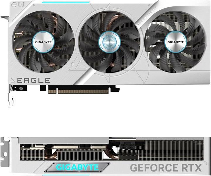 Actual product image Gigabyte GeForce RTX 4070 Super Eagle OC ICE (12 GB)