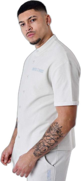 Actual product image Project X Paris plain textured mao collar hirt project x pari (S)