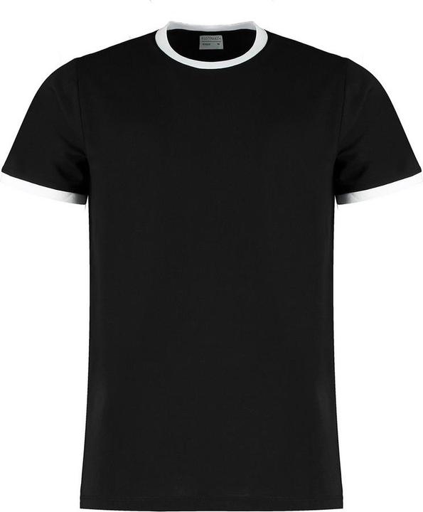 Actual product image Kustom Kit Mens Ringer Fashion T-Shirt (M)