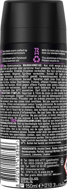 Produktbild AXE Deo Purple Patchouli 150 ml (Spray, 150 ml)