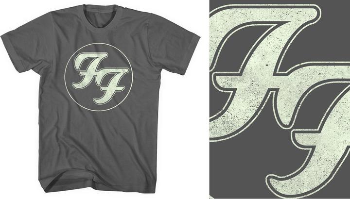 Foo Fighters Gold FF Logo