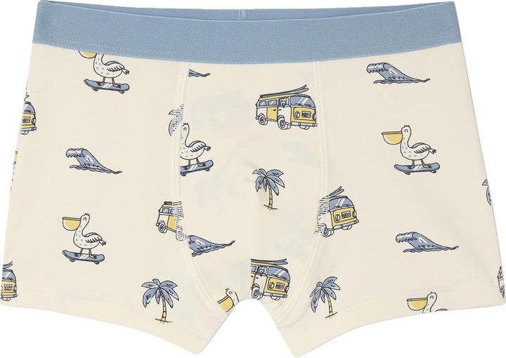 Immagine prodotto Vertbaudet Bio-Kollektion: 5er-Pack Jungen Stretch-Boxershorts (128, Confezione da 5 pezzi)