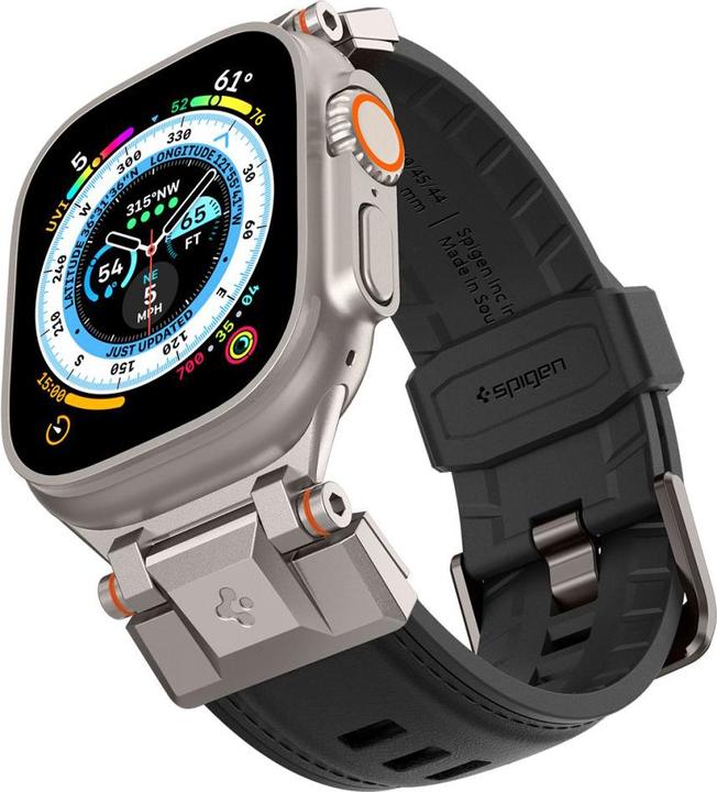 Actual product image Spigen DuraPro Armor PU Apple Watch (49mm) Band (Polyurethane (PU), Thermoplastic polyurethane (TPU))
