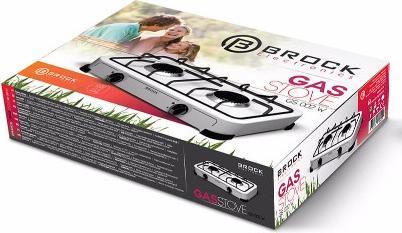 Immagine prodotto Brock Electronics BROCK GS 002 W Cucina a gas a doppio bruciatore G30 G31 Bianco