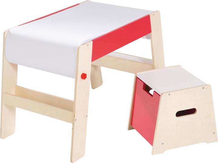 Produktbild Roba Maltisch und Hocker mit Papierrolle (Kindertisch)