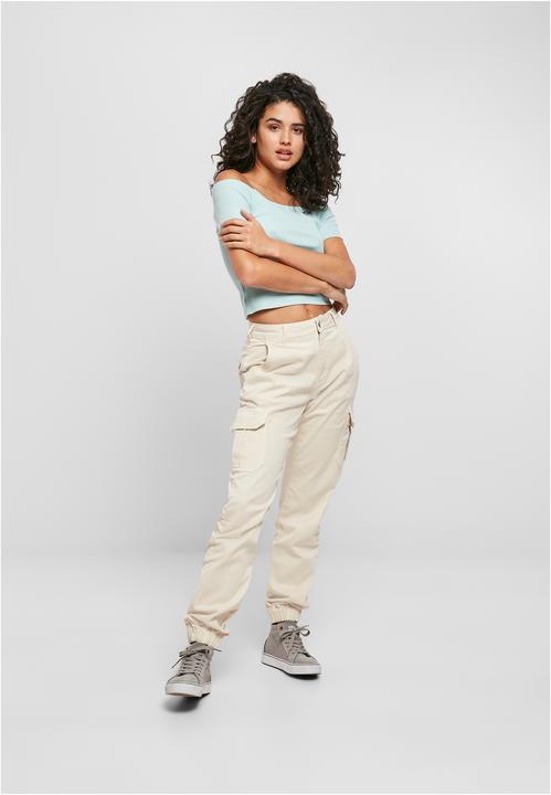 Image du produit Urban Classics Ladies Off Shoulder Rib Tee (L)