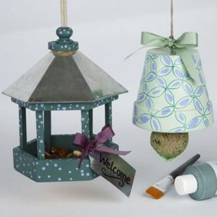Image du produit Creativ Company Mangeoire pour oiseaux avec toit en zinc