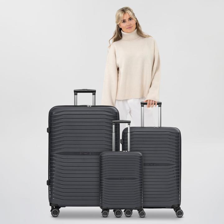 Produktbild Stratic Shine 4 Rollen Kofferset 3-teilig (193 l, XL (ab 115l))