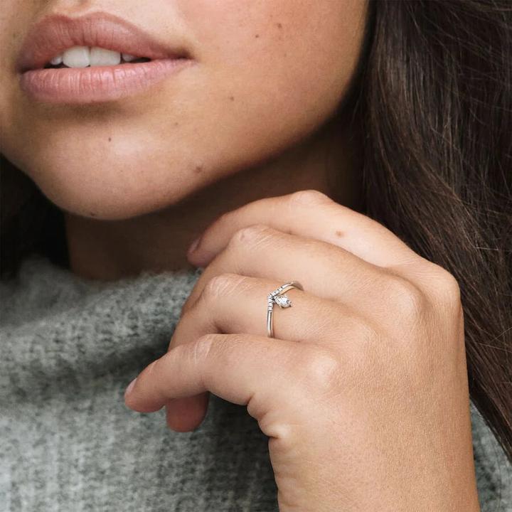 Image du produit Pandora Bague Wishbone (56, Argent 925)
