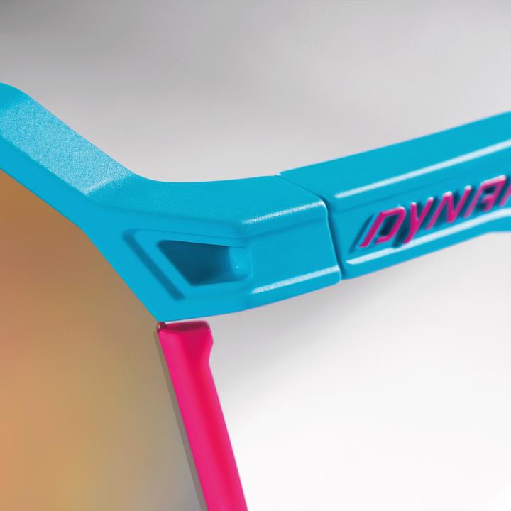 Actual product image Dynafit Trail Evo Sunglasses (Unisex Sunglasses) - (silvretta, Pink, Pink, silvretta)