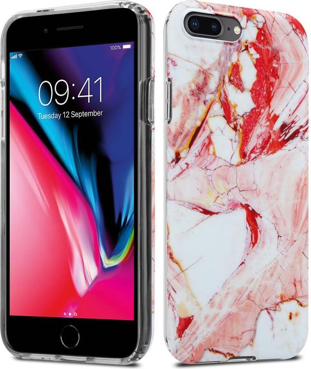 Productafbeelding Cadorabo IMD TPU kleurrijke marmeren hoes (Apple iPhone 7 Plus, Apple iPhone 7s Plus)