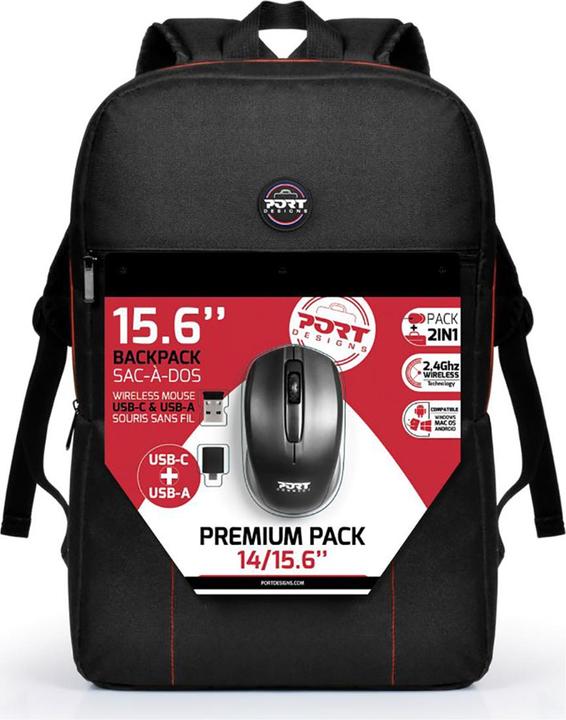Produktbild Port Designs 501901 Notebooktasche (15.6 Zoll) Rucksack