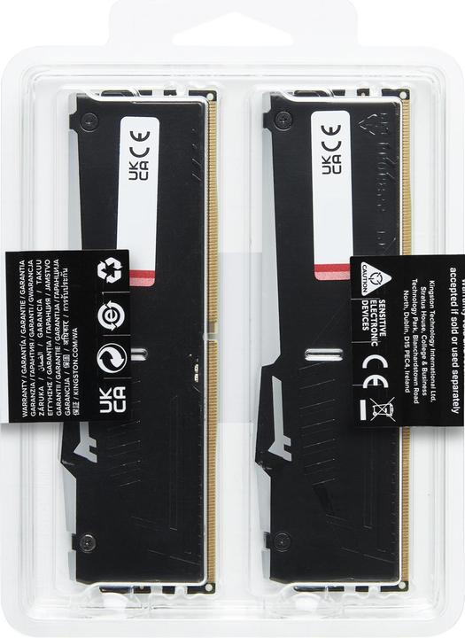 Actual product image Kingston D5 64GB 6000-40 Beast RGB K4 KFY (4 x 16GB, 6000 MHz, DDR5 RAM, DIMM)