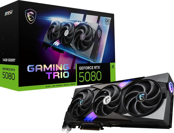 MSI GeForce RTX 5080 GAMING TRIO OC (16 GB)