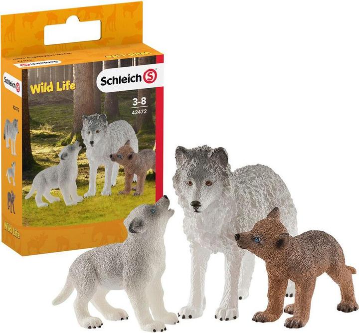 Produktbild Schleich Wölfin mit Wolfswelpen