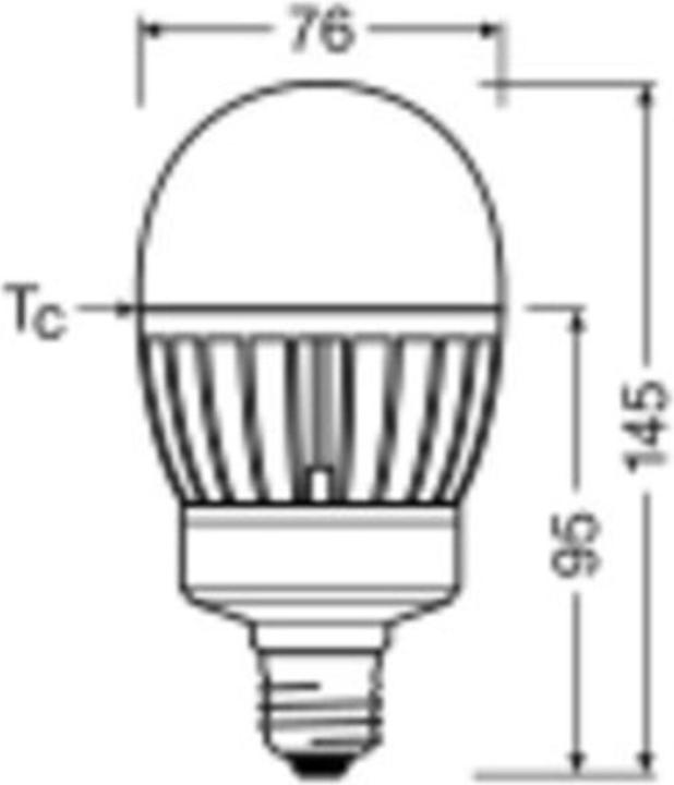 Actual product image Ledvance HQL LED P 3000LM 21.5W 840 E27 (E27, 21.50 W, 3000 lm, 1 x, D)