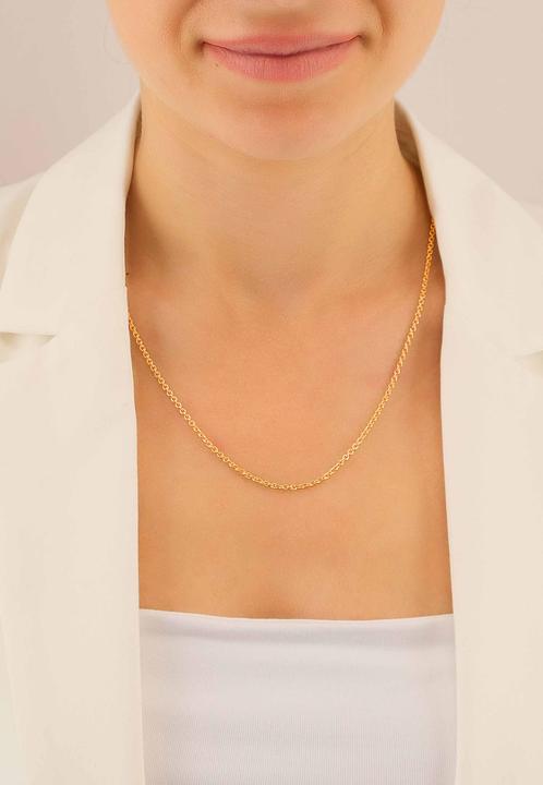 Actual product image Muau Round anchor (18K 750, Polished gold, 45 cm)