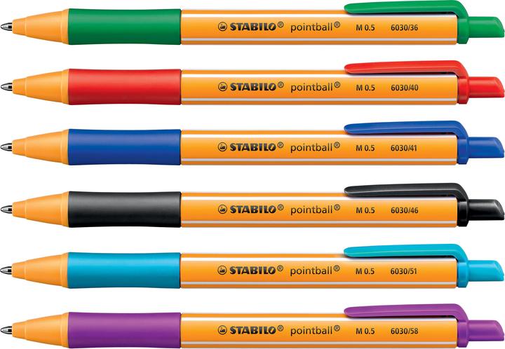Produktbild STABILO Pointball (Assortiert, 6 x)