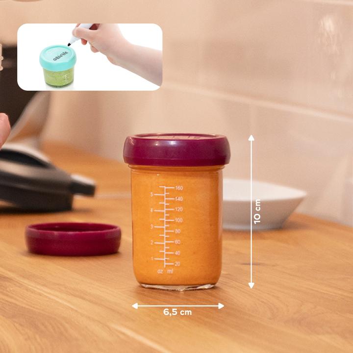 Actual product image Babymoov Glass Babybols Set of 4