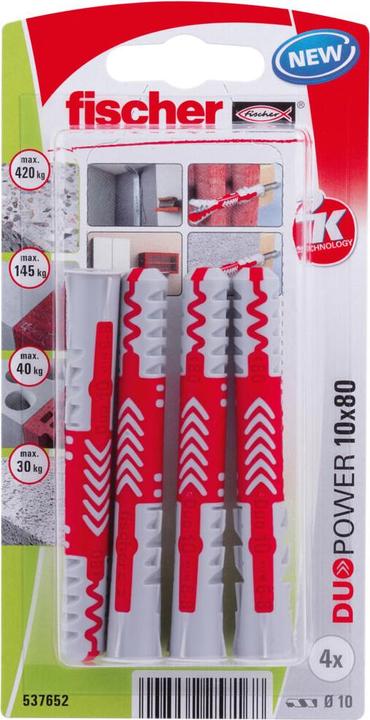 Actual product image Fischer DuoPower (4 pcs.)