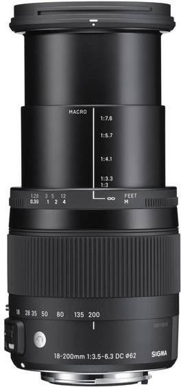 Actual product image Sigma 18-200mm f/3.5-6.3 DC OS HSM, Canon EF-S (Canon EF-S, APS-C / DX)