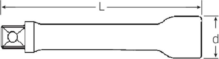 Produktbild Stahlwille SteckschlüsselVerlängerung Antrieb (1/2")