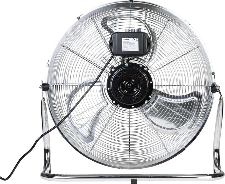 Actual product image Furber Floor Fan Vayu-Industry 20" Chrome (62 dB)