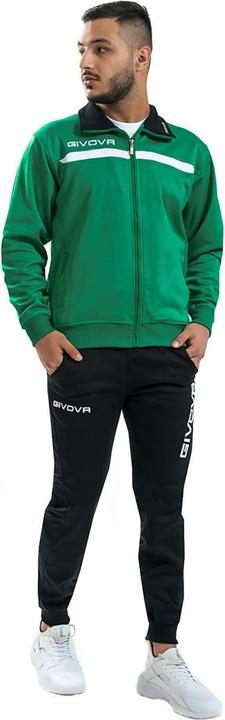 Produktbild Givova Tuta One Trainingsanzug Grün-Schwarz TT012 1310 XL (XL)