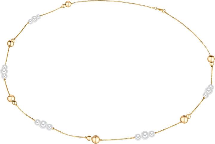 Image du produit Lulu & Jane Femme laiton perle de culture or jaune 90,0 cm - 29461 (Laiton, 90 cm)