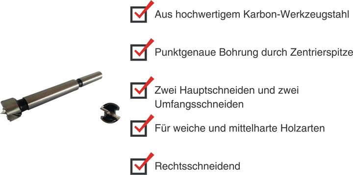 Produktbild Paulimot Forstnerbohrer Ø 14 x 90 mm (14 Millimeter)