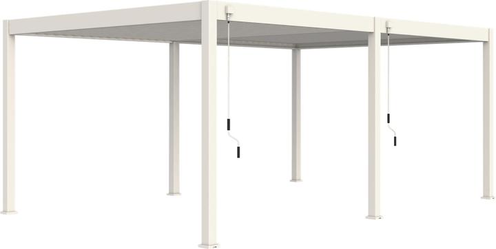 Immagine prodotto Weide Pergola Deluxe Plus 4x6m con tetto a doghe bianco (400 cm, 600 cm)