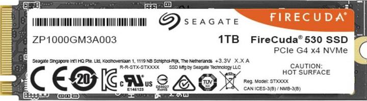 Image du produit Seagate FireCuda 530 (1000 Go, M.2 2280)