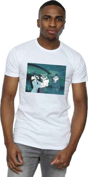 Image du produit Looney Tunes - T-shirt BUGS BUNNY SYLVESTER LETTER - Homme (XXL)