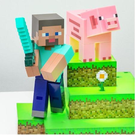 Actual product image Paladone Products Steve Diorama Funkoal Light