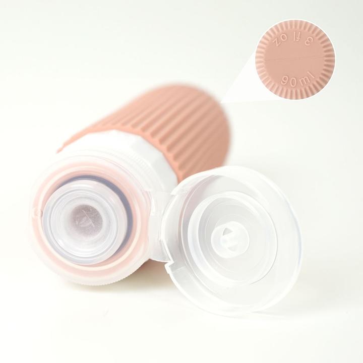 Image du produit Hermex Set de 4 bouteilles de voyage pour shampoing (Produits d'hygiène, Flacons pour liquide, Nécessaire)