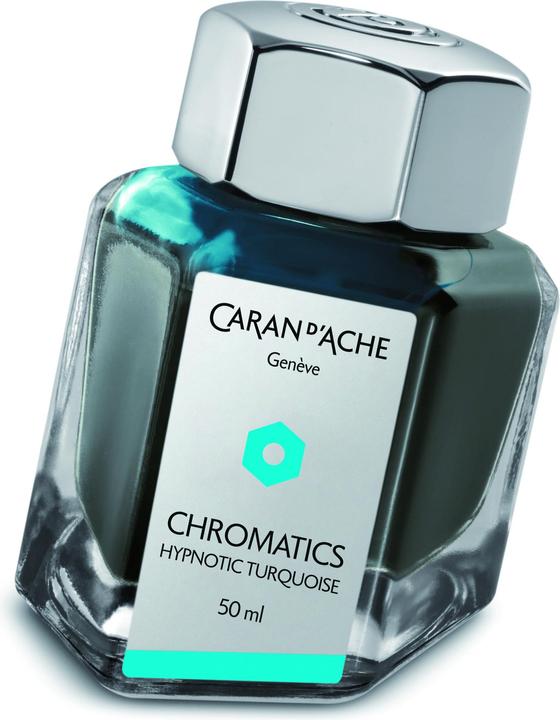 Actual product image Caran d'Ache Chromatics Tintenfass (Inkwell, Turquoise blue, 50 mm)