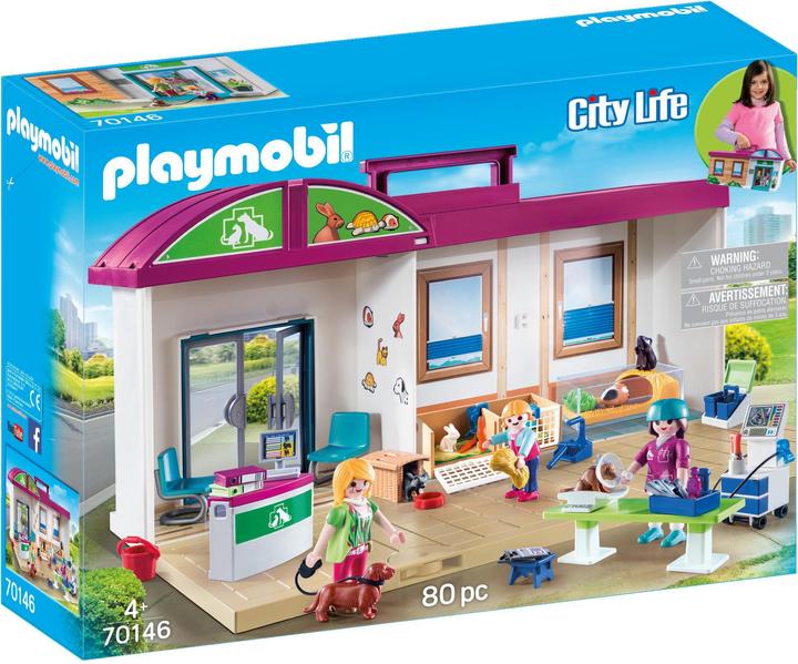 Immagine prodotto Playmobil Clinica per animali alla guida (70146, Playmobil City Life)