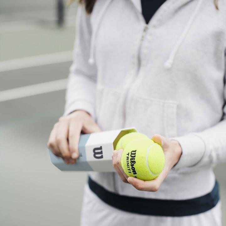 Actual product image Wilson Tennis ball Triniti 4 balls